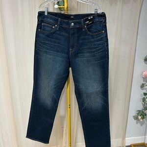 Express Men's Deep Indigo Straight Jeans